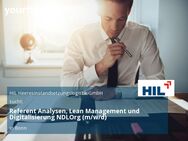 Referent Analysen, Lean Management und Digitalisierung NDLOrg (m/w/d) - Bonn
