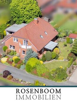 Großes Einfamilienhaus mit Zweifamilienhaus-Potenzial und gepflegtem Garten in Wiesmoor! - Wiesmoor
