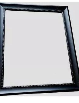 Leerrahmen Bilderrahmen-Holz-Barock-Sondermaße-alle Größen möglich 451 Schwarz-Matt - Holzminden