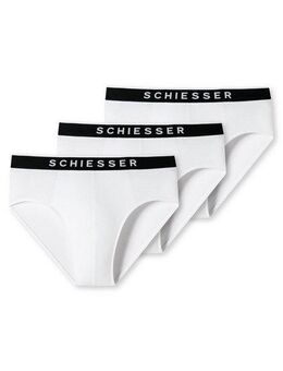 Schiesser Rioslip 95/5 (3er-Pack) mit sportlichem Webgummibund mit kontraststarken SCHIESSER-Logo
