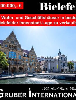 2 Wohn- und Geschäftshäuser in bester Bielefelder Innenstadt-Lage zu verkaufen - Bielefeld