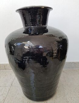 Grosse antike chinesische Steinzeug-Vase, 19. Jhd. - München