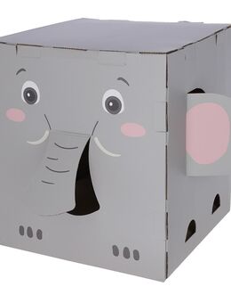 Kerbl Pet Katzenkratzhaus Elefant - L 35 x B 35 x H 39 cm