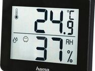 Hama Thermo-/Hygrometer "TH-130", Schwarz Thermometer Innenwetterstation