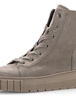 Gabor Davos Schnürboots, Plateau, Komforschuh, Stiefelette in Schuhweite H (sehr weit)