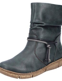 Rieker Winterboots, Winterstiefelette, slouchy Schaft, Reißverschluss, mit Warmfutter