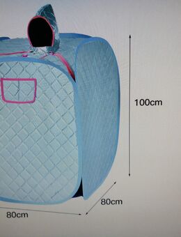 Dampfsauna Heimsauna Wärmekabine 1000w Fernbedienung 2.5L - Daun Zentrum