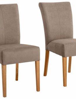 Home affaire Esszimmerstuhl Queen Polsterstuhl BESTSELLER (Set, 4 St), verschiedene Bezüge, Gestell Massivholz