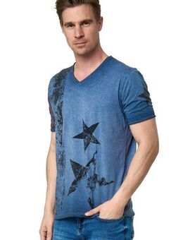 Rusty Neal T-Shirt mit V-Neck