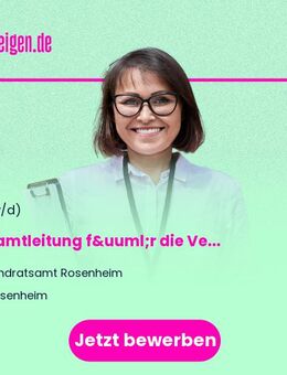 Gesamtleitung (m/w/d) für die Verwaltungsbereiche inkl. Übernahme der Stellvertretung der Jugendamtsleitung - Rosenheim