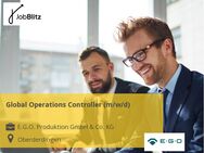 Global Operations Controller (m/w/d) - Oberderdingen