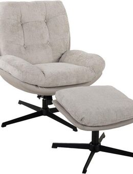 Duo Collection Relaxsessel Tolox mit Hocker, inklusive Wippfunktion