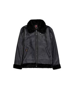Alpha Industries Lederjacke Alpha Industries Men - Bomber Jackets B-3 Faux Leather