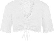 Nina Von C. Dirndlbluse mit Spitzendetails und vorn mit Schnürung