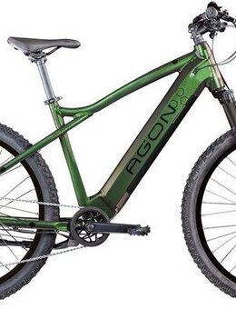 AGON E-Bike Mountainbike Alpha, 10 Gang Deore SGS T6000 Schaltwerk, Kettenschaltung, Heckmotor, 540 Wh, Pedelec, Elektrofahrrad für Damen u. Herren, MTB