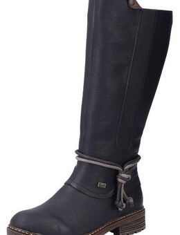 Rieker Winterstiefel, Langschaftstiefel, Blockabsatz, TEX-Membran, seitlicher Stretch