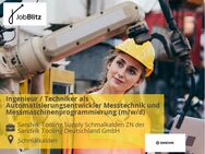 Ingenieur / Techniker als Automatisierungsentwickler Messtechnik und Messmaschinenprogrammierung (m/w/d) - Schmalkalden