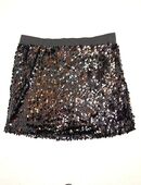 Schwarzen Pailletten-Minirock in 66440