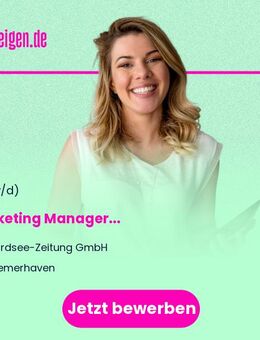 Marketing Manager (m/w/d) - Bremerhaven