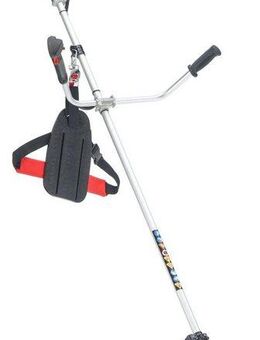 AL-KO Benzin-Motorsense BC 223 LB, 25 cm Arbeitsbreite Messer, 41 cm Arbeitsbreite Faden, mit 3-Zahn-Messer und Fadenspule