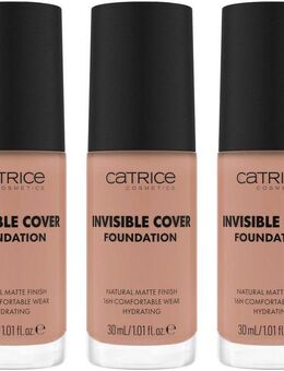 Catrice Foundation Invisible Cover Foundation, 3-tlg.