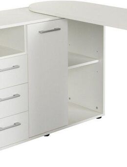 VOGL Möbelfabrik Schreibtisch 1246 mit schwenkbarer Tischplatte, platzsparend, Breite 98-149 cm, Made in Germany