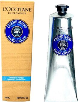 L'OCCITANE Handcreme Karité Crème Mains, Intensive Pflege mit Bio-Karitébutter für geschmeidige Hände.