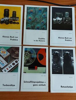13 Broschüren/ Ratgeber über Fotografie / DDR - Leipzig Ost