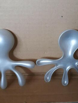 Koziol Krake Oktopus 2x silber Deko - Frankfurt (Main) Zeilsheim