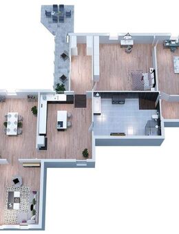 Attraktive Wohnung im Landhausstil in einem liebenswerten 3-Familienhaus, Veranda, Gartenanteile - Dettingen (Erms)