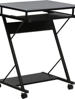INOSIGN Computertisch ERVIE, Rolltisch, Laptoptisch, stabiles Metallgestell, mit Tastaturauszug, 60x73 cm