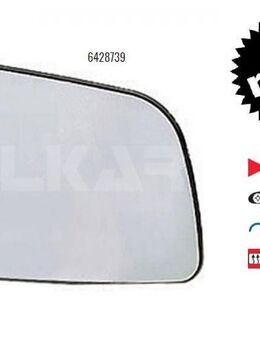 SPIEGELGLAS RECHTS BEHE. KONV. OPEL ASTRA G F35 F48 F08 6428739 - Dortmund Wickede