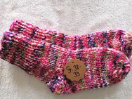 Super dicke bunte gestrickte Socken - Wellness Socken - Gr. 38-39 - Dahme