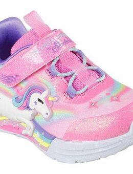 Skechers UNICORN CHASER LIGHTS Lauflernschuh, Babyschuh, Blinkschuh m. Einhornmotiv, Größenschablone zum Download