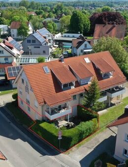 Schöne 3-Zimmer-Erdgeschosswohnung mit Garage und Stellplatz in Meckenbeuren - Meckenbeuren