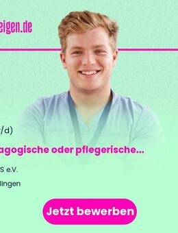 Pädagogische oder pflegerische Fachkraft (m/w/d) in Teilzeit - Solingen (Klingenstadt)