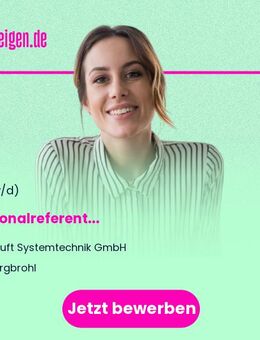 Personalreferent (m/w/d) - Burgbrohl