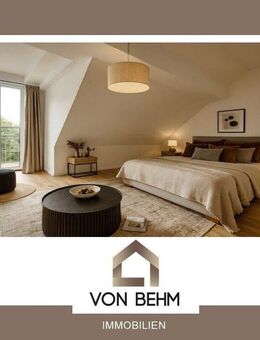 von Behm Immobilien - 2-Zimmer-Dachgeschosswohnung mit Balkon und Außenstellplatz - Ansbach