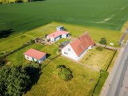 Altenpleen - ländliches Anwesen mit Potenzial - EFH mit Stallteil, Garage, Teich - Vielfalt für Garten, Kleintierhaltung & Erholung - Stralsund