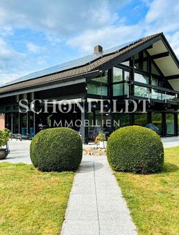 Design trifft Natur - stilvolles Wohnen im HUF HAUS auf parkähnlichem Grundstück - Bad Bevensen