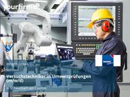 Versuchstechniker:in Umweltprüfungen (m/w/d) - Schwalbach (Taunus)