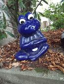 Blauer Frosch groß Deko in 45136