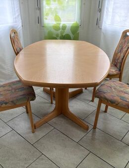 Esstisch mit vier Stühlen - Oberarth