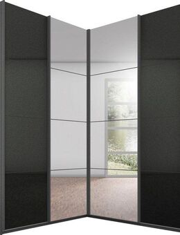 rauch Schwebetürenschrank Quadra Eckschrank inkl. Türendämpfer, mit Spiegeltüren