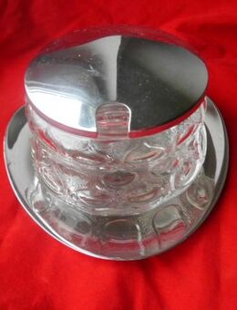 Quist Dose Geleedose Marmeladendose Glas 18/8 Edelstahl Vintage 4,- - Flensburg