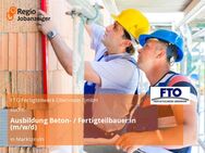 Ausbildung Beton- / Fertigteilbauer:in (m/w/d) - Marktzeuln