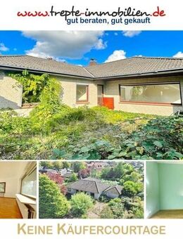 Winkelwalmdachbungalow im Dornröschenschlaf sucht Familie zum Wachküssen * Schatz im Garten inkl. * - Bad Bramstedt