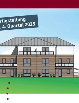 Neubau-Erstbezug: Exklusive 3 Zi.-Wg. mit gr. Balkon - Travenbrück