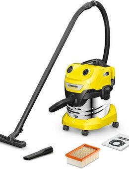 KÄRCHER Nass-Trocken-Sauger WD 4-18 S Dual V-20/22, 36-V-Motor, 20 l Edelstahlbehälter, ohne Akku und Ladegerät