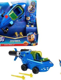 Spin Master Spielzeug-Auto Paw Patrol - Aqua Pups - Basic Themed Vehicles Solid Chase, mit Funktionen